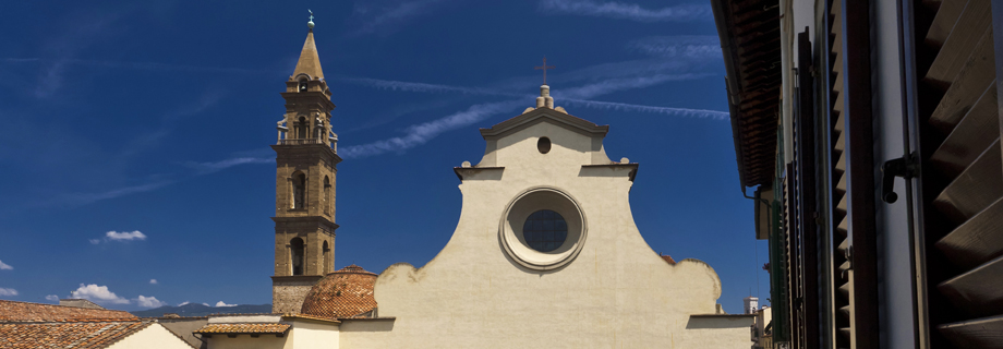 vista su piazza Santo Spirito Firenze